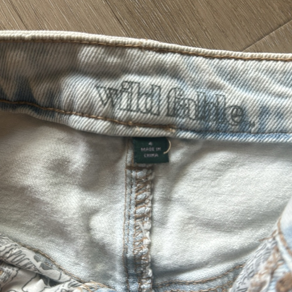 Wild Fable, Jean Skirt (see Spotting In Pic) - Picture 2 of 3